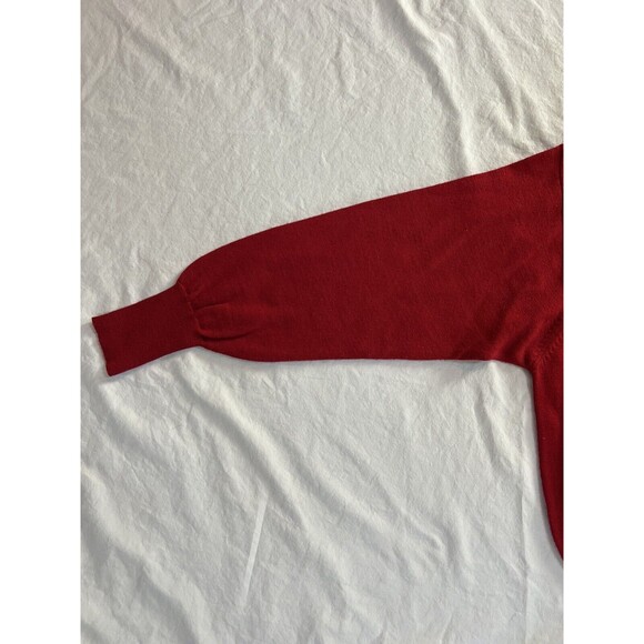 VTG Bogner Turtleneck Sweater 80's Ski Sporty Base Layer | Red | Womens Medium - Picture 5 of 16